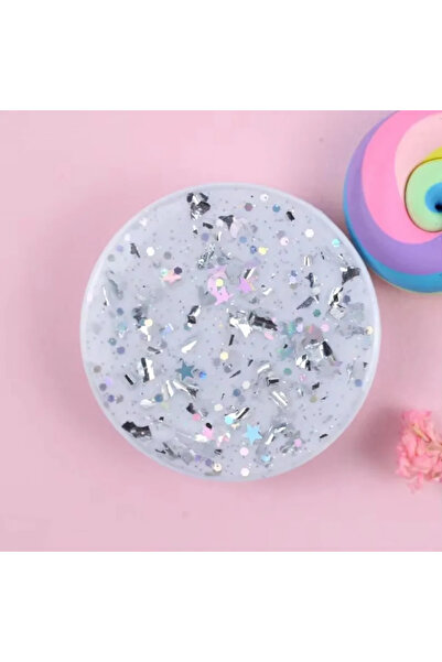 Choice حامل أبيض، مقابض، مقابس توك، غراء قطرات لامعة بنمط السماء المرصعة بالن...