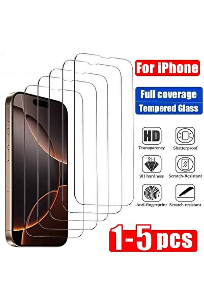 Choice50 5PCS For iPhone 14 GQ 1-5PCS HD-Definition Tempered Glass for iPhone...