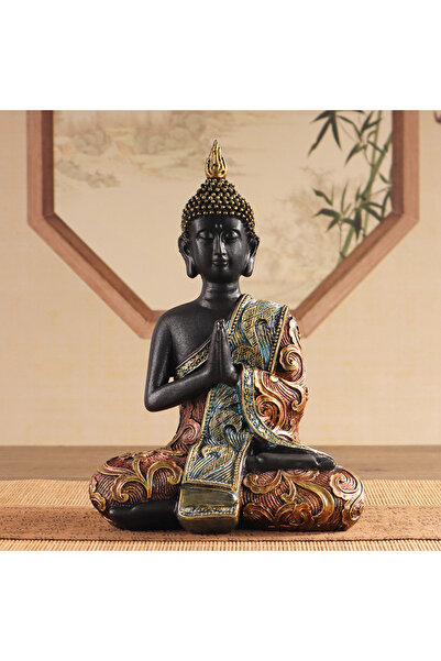 Choice تمثال بوذا جالس رائع BS118F، تحفة فنية دينية، قطعة ديكور منزلي، غرفة م...
