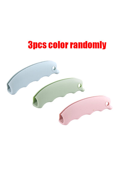 Choice 3 قطع عشوائية من أطباق السيليكون لحماية اليدين عند حمل أكياس التسوق أثناء التنقل.