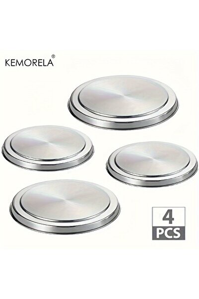 Choice 4PCS 4PCS Electric Stove Burner Covers Rustproof Stainless Steel Round...