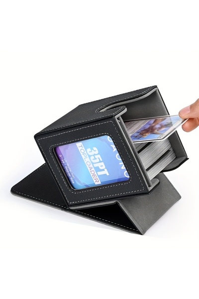 Choice black Card box, transaction card storage box, card box can hold 100 double-sided cards, FOR TCG card