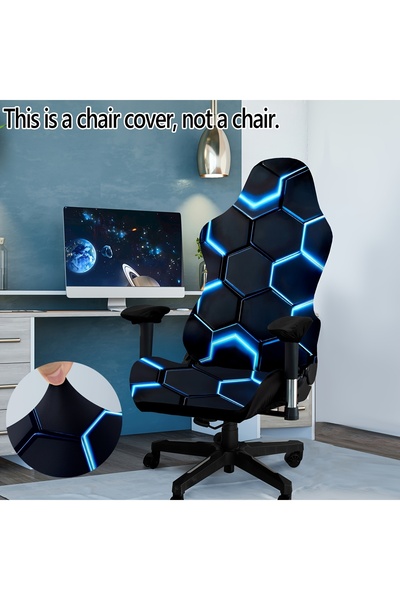 Choice غطاء كرسي ألعاب أنيق من إي-سبورتس-111، طقم واحد، مرن وقابل للغسل، مناسب للألعاب