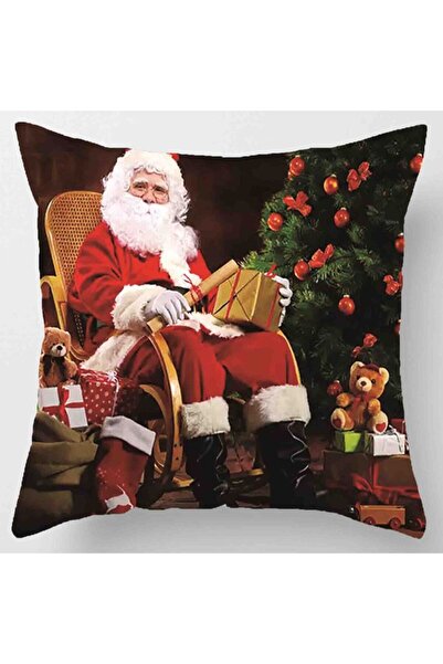 Choice 45x45cm Burgundy Christmas cushion set 45* 45cm pillowcase Christmas o...