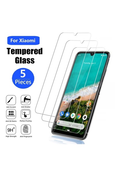 Choice 5 قطع زجاج مقوى لهاتف Mi 9 Lite، و5 قطع زجاج مقوى لهاتف Mi 9، و8 SE، و...