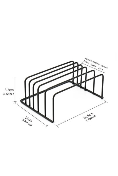 Choice حامل لوح تقطيع متعدد الطبقات، رف متعدد الطبقات، منظم ألواح تقطيع، حامل...