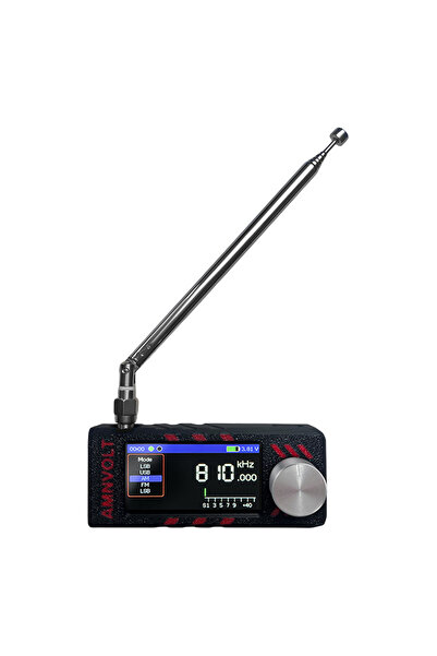 ALLOYSEED راديو صغير StyleA ATS-mini V3 SI4732، جهاز استقبال راديو جيب، يدعم نطاقات AM وSSB وLSB، مزود بمنفذ USB ووحدة ESP32-S3، راديو متعدد النطاقات