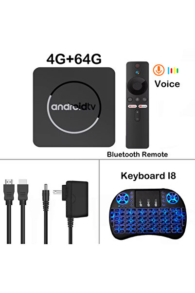 Choice صندوق تلفزيون أندرويد Q10 بنظام أندرويد 14، مزود بقابس أسترالي، يدعم ش...