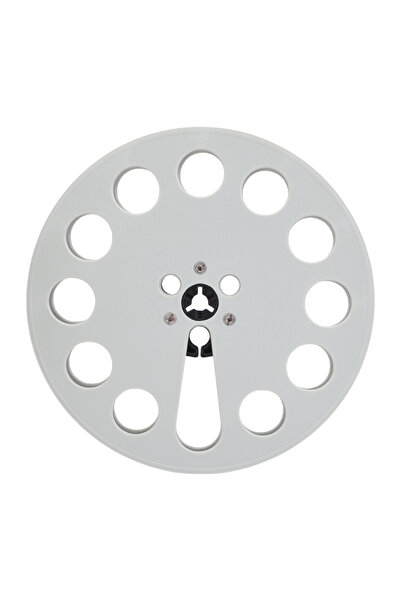 Choice بكرة شريط فارغة رمادية مقاس 7 بوصات وربع بوصة، مناسبة لبكرة تسجيل ReVox Studer ذات 12 فتحة، من نوع NAB Hub Rep