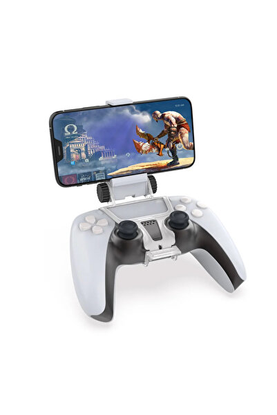 Choice حامل مشبك للهاتف المحمول وحامل قبضة الهاتف الذكي باللون الأبيض لوحدة ت...