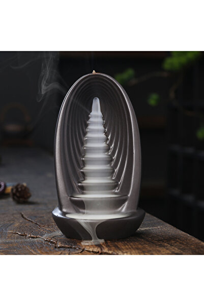 Choice مبخرات بخور سيراميكية متطورة ذات تدفق عكسي، نافورة دخان، تأمل، علاج عط...