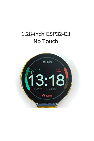 Choice1 شاشة دائرية مقاس 1.28 بوصة ESP32-C3 بدون لمس، شاشة GC9A01 IPS LCD، وح...