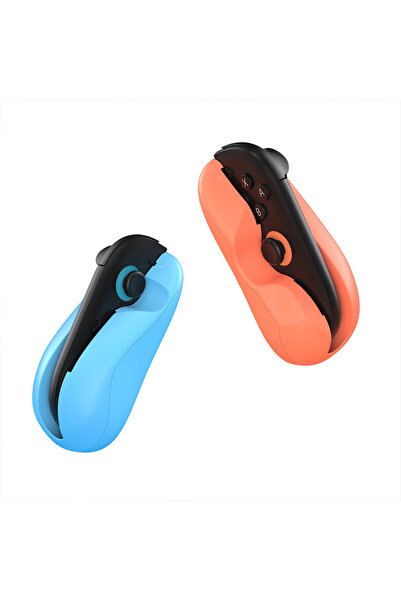 Choice مقبض ماوس أزرق-برتقالي مزدوج لجهاز نينتندو سويتش 2، ملحقات وحدة تحكم جوي كون اليسرى واليمنى