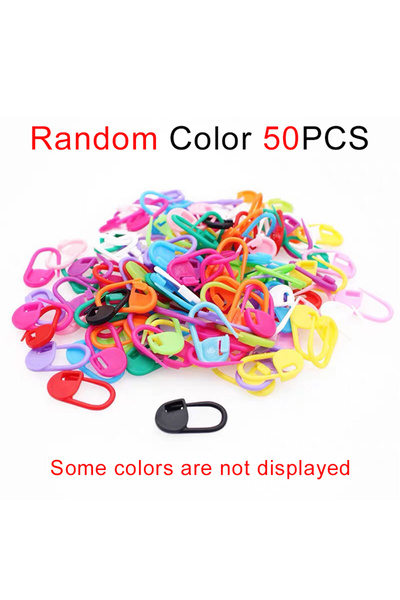 Choice 50Pcs - 1Set 50PCS/Set Colorful Small Mark Buckle Assorted Random Colo...