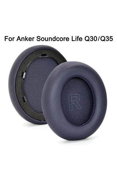 Choice وسائد أذن بديلة من إسفنج الذاكرة لسماعات أنكر ساوندكور لايف Q35 Q30 Q20 Q10، باللون الأزرق، Q30 Q35 Q35 Q30 Q20 Q10