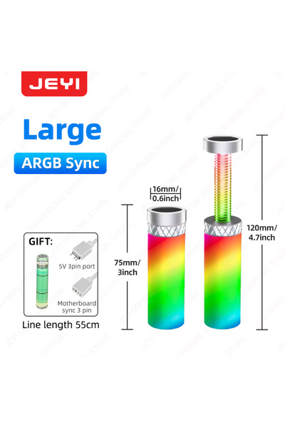 Choice1 حامل مغناطيسي كبير الحجم لبطاقة الرسومات JEYI ARGB Sync - تصميم بلاست...