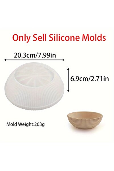 Choice قالب سيليكون حلقي S 1 للإيبوكسي، وصناعة الشموع، وأصص نباتات عصارية من الجبس والأسمنت، وأصص زينة.