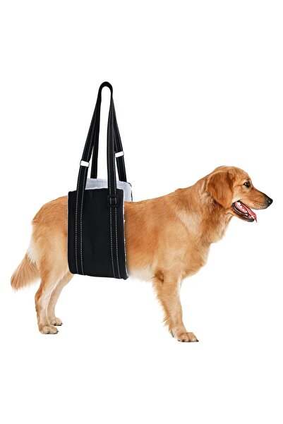 Choice L black Dog Lift Harness Adjustable Dog Sling for Back Legs Support Rehab Harness for Weak Rear Legs