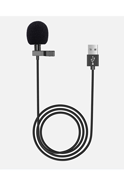 Choice ميكروفون صغير سلكي محمول USB MC01 بطول 1.5 متر من النوع C للهواتف وأجهزة الكمبيوتر المحمولة، مزود بمشبك معدني، يُثبت على الملابس، USB m