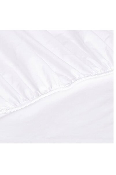 Generic Livenza Home Plain White 2 Pcs Set - 1x Fitted Sheet 90x190 cm with Single Pillow Case