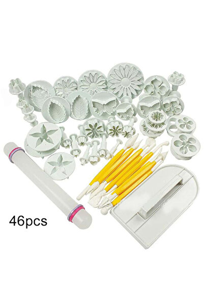 Choice مجموعة أدوات خبز الربيع 46 قطعة (33/46 قطعة) - قالب بسكويت بلاستيكي - ...