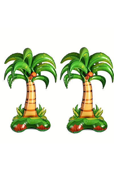 Choice بالون شجرة جوز الهند العملاق القابل للنفخ على شكل شجرة نخيل، مقاس 52 ب...