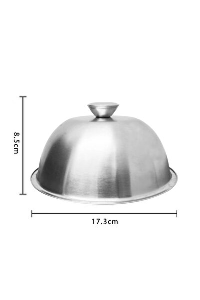 Choice 1pc Stainless Steel Multi-Use Pan Cover | BBQ Grill Lid for Burgers St...