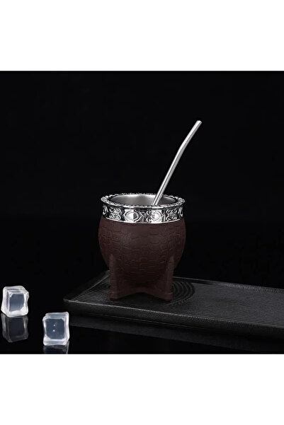 Choice كوب قهوة واسع الفوهة سعة 180 مل، مصنوع من الفولاذ المقاوم للصدأ بجدار ...