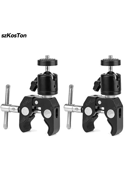 Choice طقم من قطعتين من مشبك التثبيت الفائق مع رأس كروي صغير بزاوية 360 درجة،...