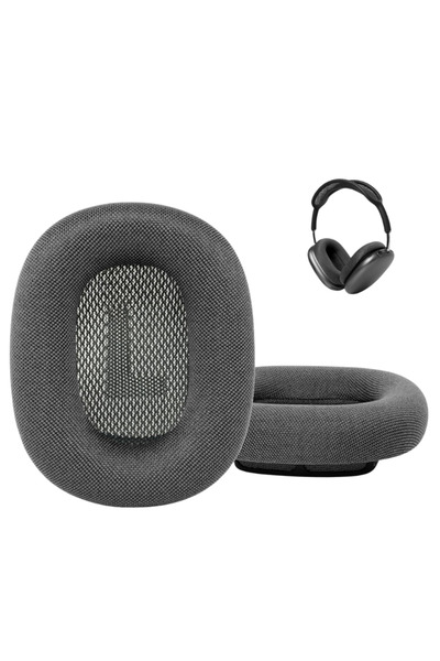 Choice وسادات أذن شبكية بديلة من القماش الأسود لسماعات AirPods Max، وسادات أذ...