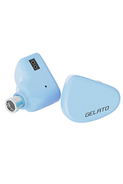 Choice سماعات أذن داخلية Gelato DSP (زرقاء) من IBasso Jr. Gelato مزودة بميكرو...