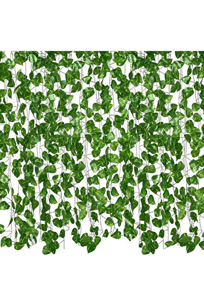 Choice 12 قطعة من نبات اللبلاب الصناعي، 12 قطعة/عبوة، نباتات صناعية معلقة على...