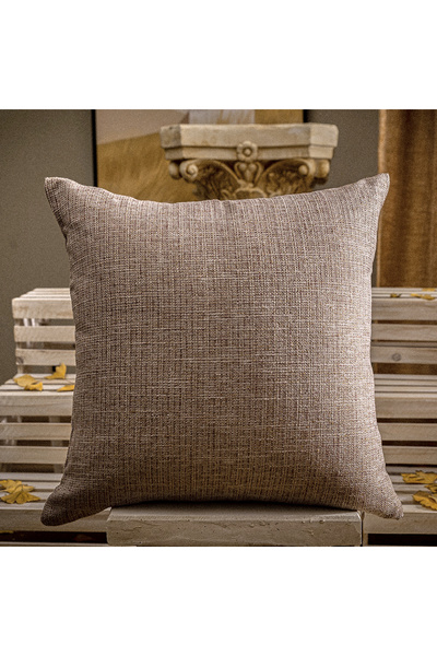 Choice أغطية وسائد بنية اللون من نابيرل، مقاس 45×45 سم، بتصميم دافئ مناسب لفص...