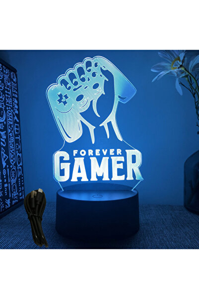 Choice B7-Gaming 11 NEON GAMER 3D Lamp LED Night Light Gaming Setup RGB Children's Lamps Gamer Room Decorat