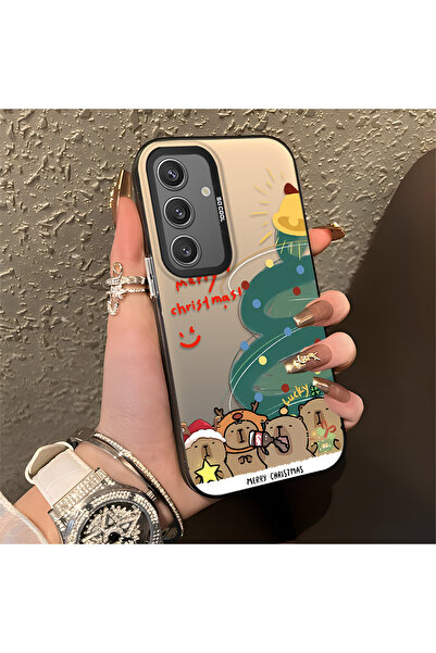 Hontinga حافظة متوافقة مع هاتف سامسونج جالاكسي S24، حافظة هاتف صلبة مضادة للسقوط