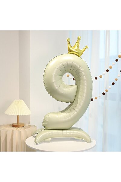 Choice 40inch cream-9 40 inch large cream colored standing digital crown ball...