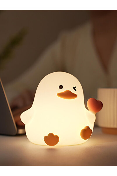 Acornia Kalpli Ördek Şarjlı Gece Lambası