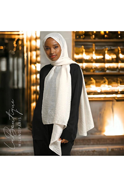 LA BOUTIQUE شال عشبي طبيعي - 70×190