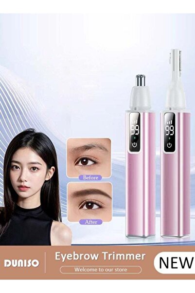 DOMEET ماكينة تشذيب الحواجب الكهربائية، قابلة لإعادة الشحن، مزيل شعر غير مؤلم