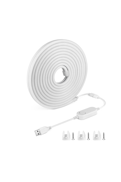 Choice شريط إضاءة LED RGB بطول 5 أمتار يعمل بمنفذ USB، مزود بتقنية WiFi، وشري...