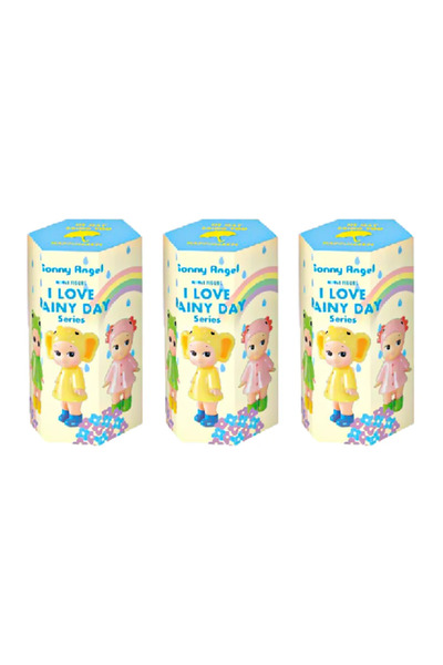 Choice مجموعة عشوائية من 3 قطع من مجسمات أنمي صغيرة من سلسلة "أحب الأيام الممطرة" - زينة للهاتف أو السيارة