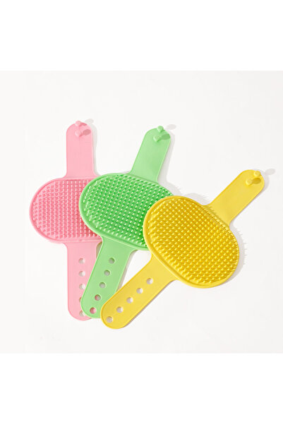 Choice فرشاة ومشط للقطط بلون عشوائي، لعبة تدليك سيليكون للقطط، فرشاة خدش ملون...