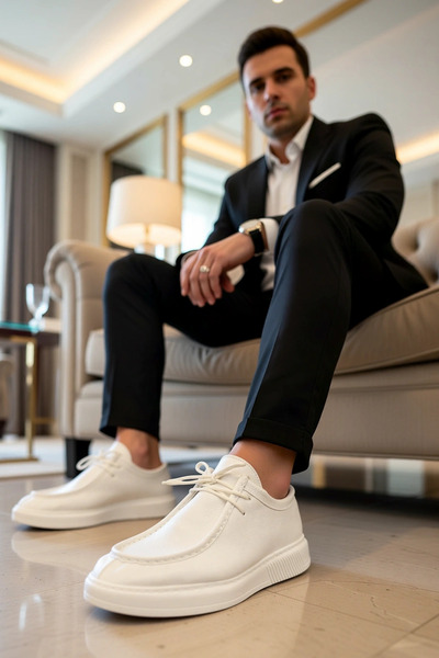 BENERLY حذاء رياضي كاجوال للرجال برباط ومقدمة مستديرة ونعل منخفض وعملي ومتين ...