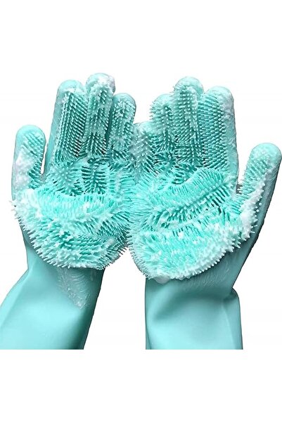 Arabest قفازات سيليكون لغسل الأطباق، قفازات سحرية عازلة للماء لأعمال التنظيف المنزلية