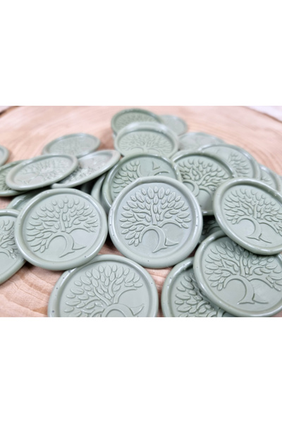 Invitatii Originale Set 20 buc Sigilii ceara Kaki Copacul Vietii 72