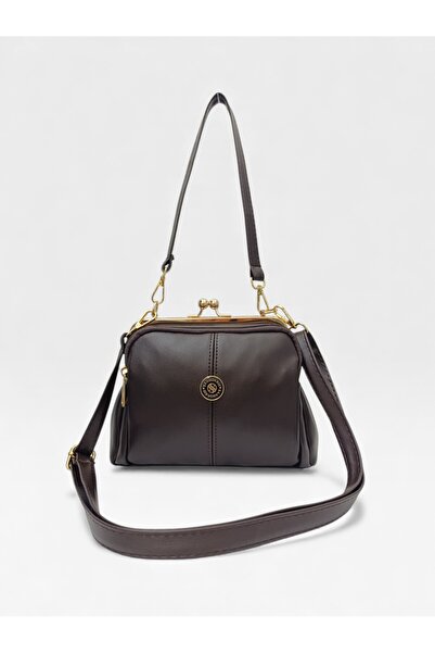 Sanmorris Women's Scholarship 4-Compartment Adjustable Crossbody Strap Soft Faux Leather Shoulder and Crossbody Bag