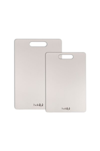 Hakiki Store 304 لوح تقطيع فولاذي بسمك 1.5 مم مكون من قطعتين 21 × 32 و 28 × 3...