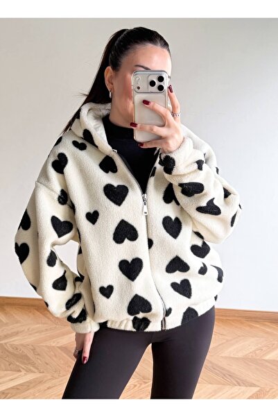 kendii modamm Winter Heart Pattern Plush