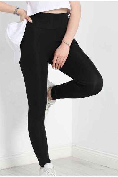 f.kereci High Waist Wide Belt Diver Leggings - Black