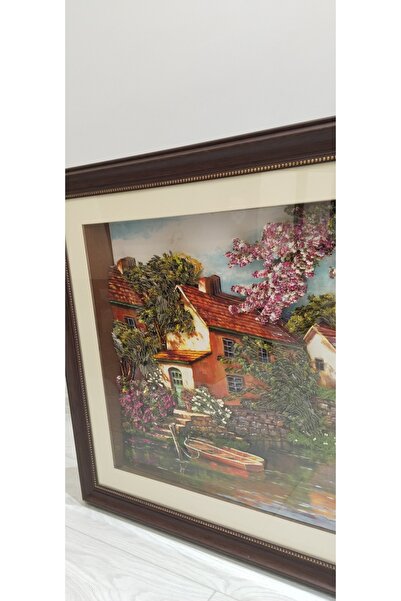 Butik Kağıt rölyef manzara tablo